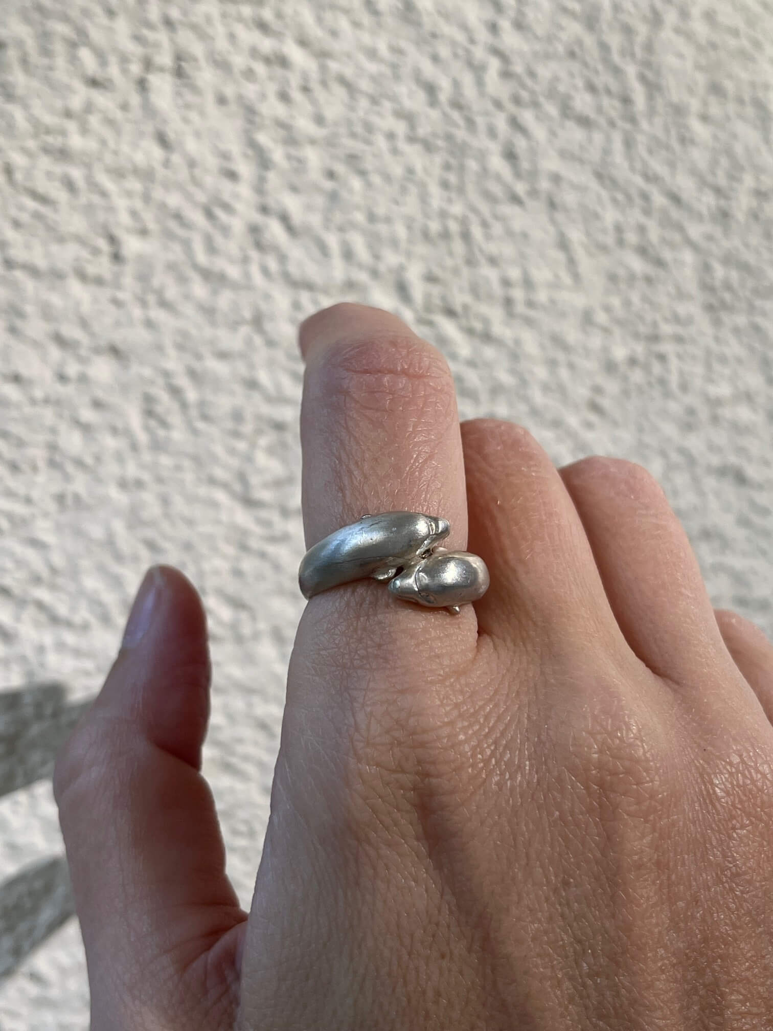 Pierścionek Delfiny