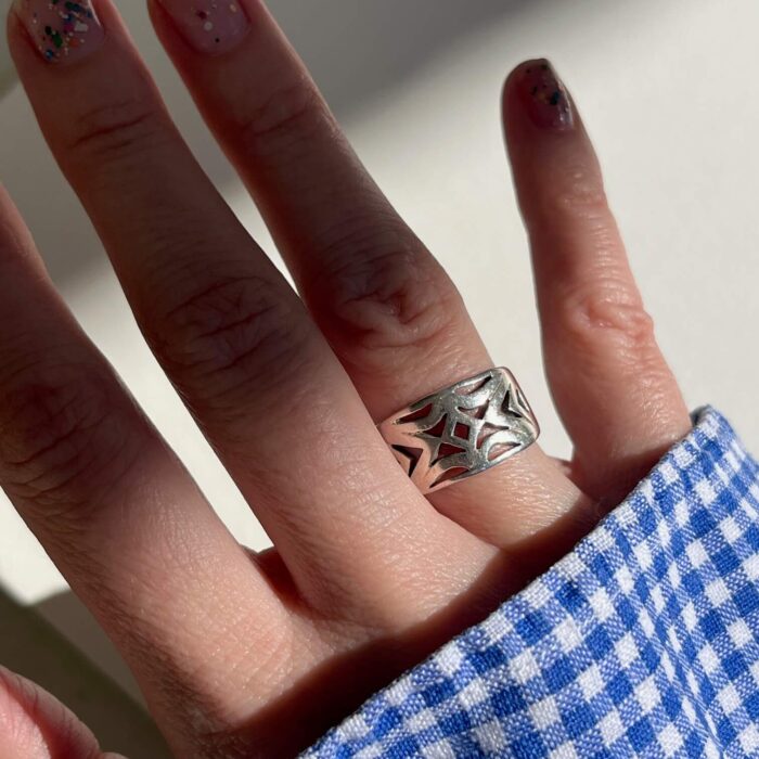 Pierścionek Wycinanka